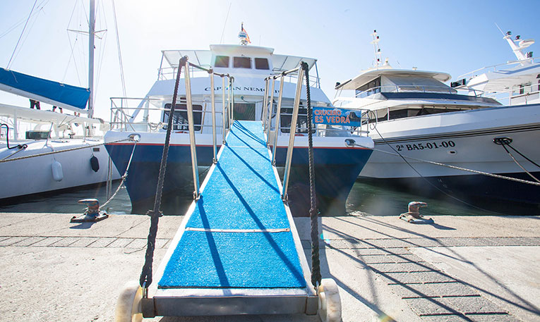 Ibiza catamaran for party 147 passengers