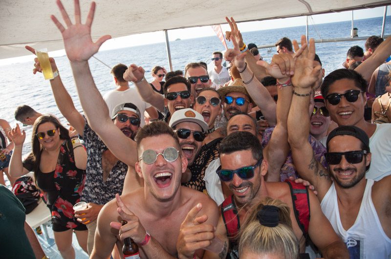 Ibiza catamaran trips and boat parties